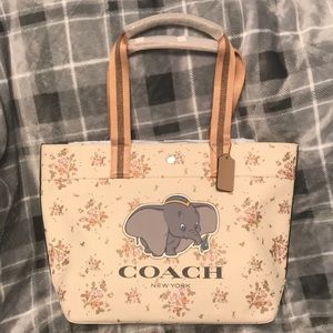 DISNEY Dumbo COACH Canvas Tote